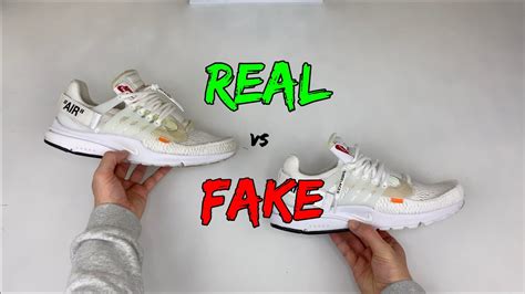 difference between original nike presto and fake|nike white presto logo.